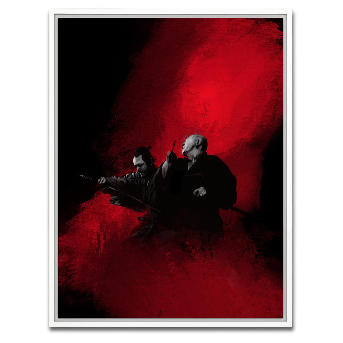 AUTO-MOCKUP WHITE | 7 Samurai | 1 Piece | White Frame | group=3x4