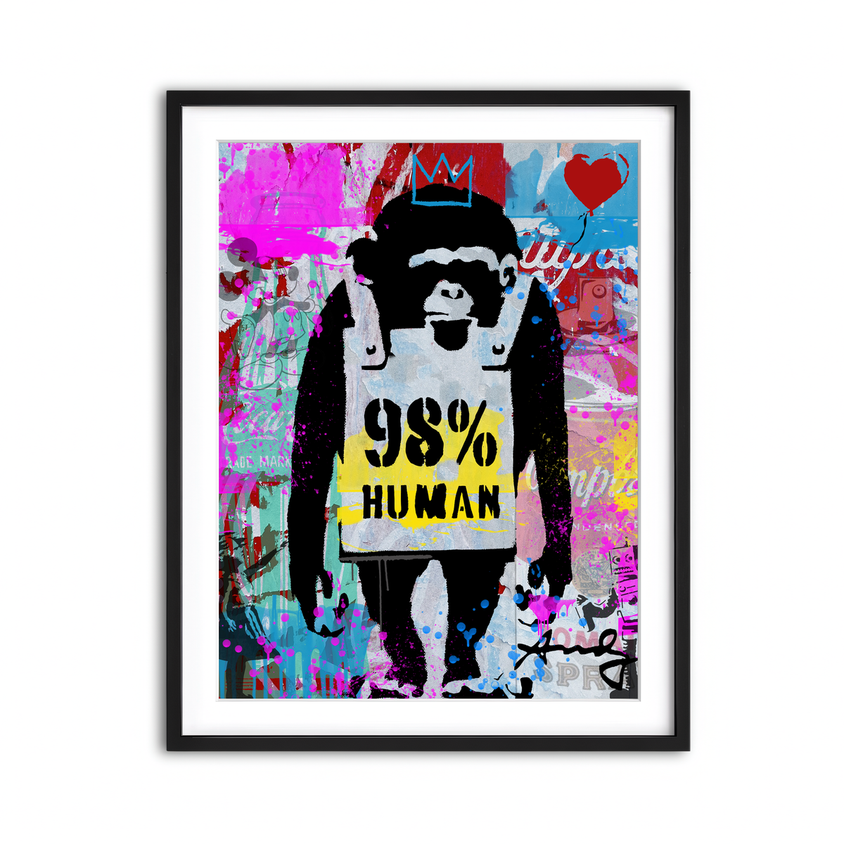 Framed Print 3x4 Black