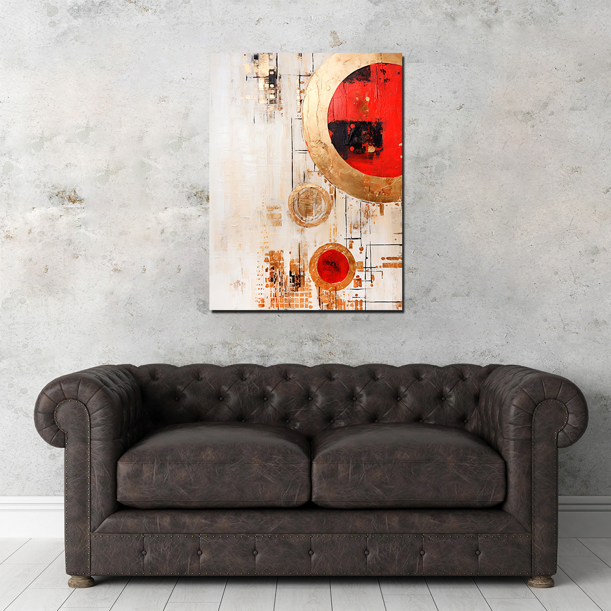 ABSTRACT ART Christmas ornaments Wall Art