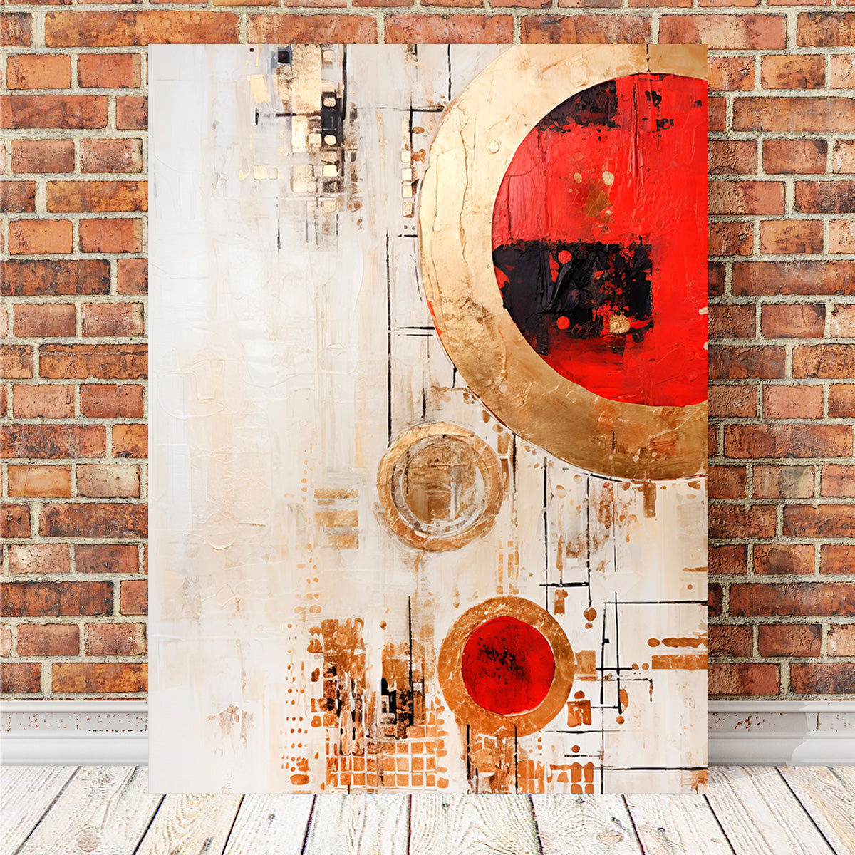 ABSTRACT ART Christmas ornaments Wall Art