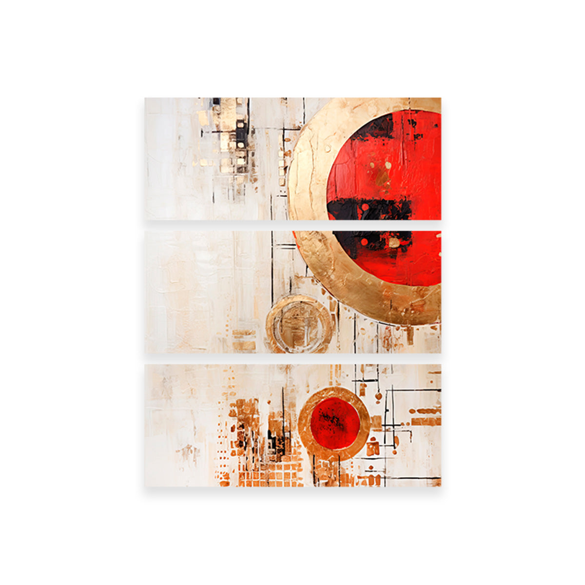 ABSTRACT ART Christmas ornaments Wall Art
