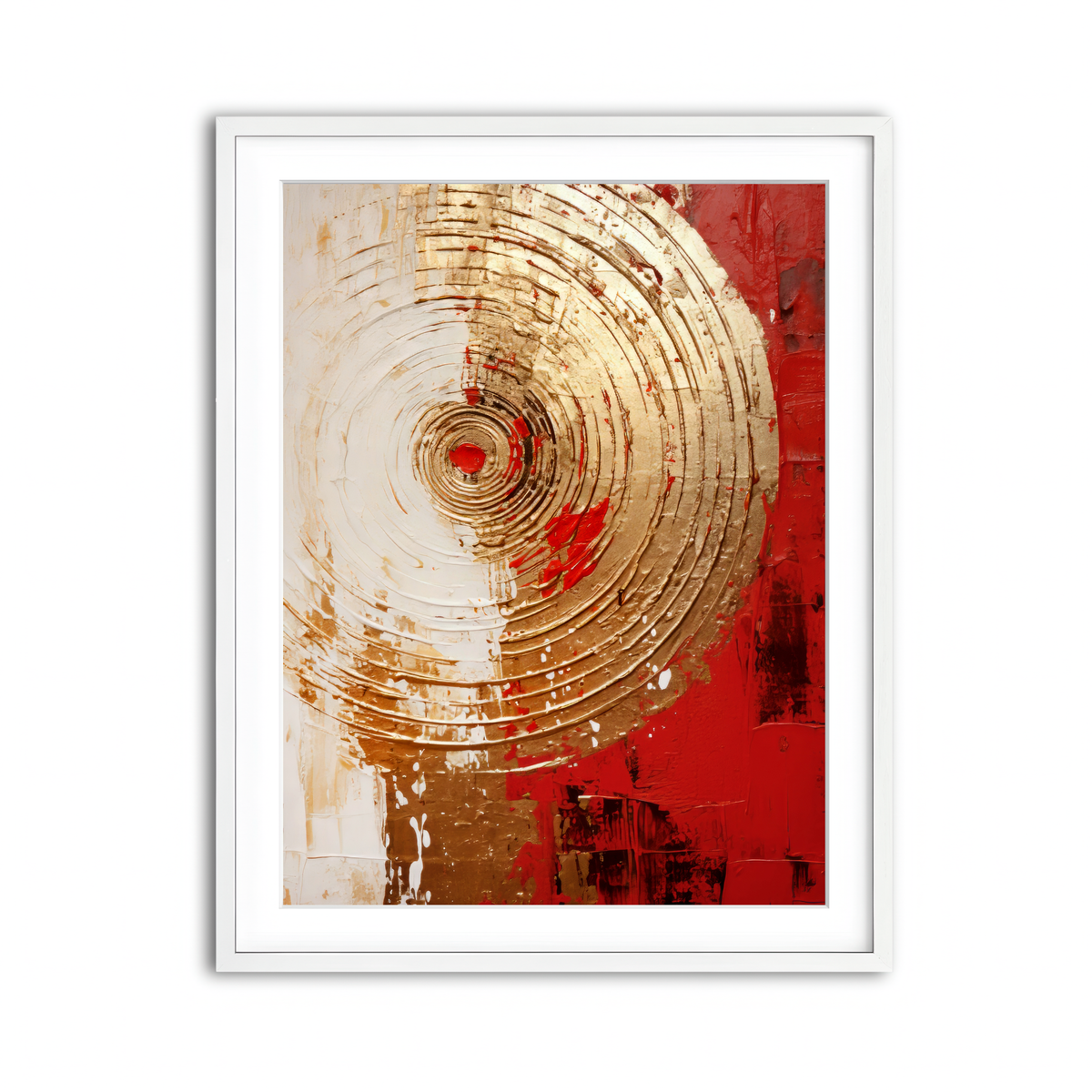 Framed Print 3x4 White