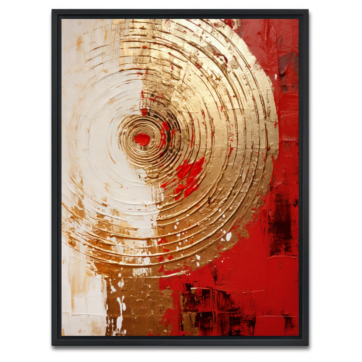 AUTO-MOCKUP WHITE | ABSTRACT ART Anticipation | 1 Piece | Black Framed Canvas | group=3x4