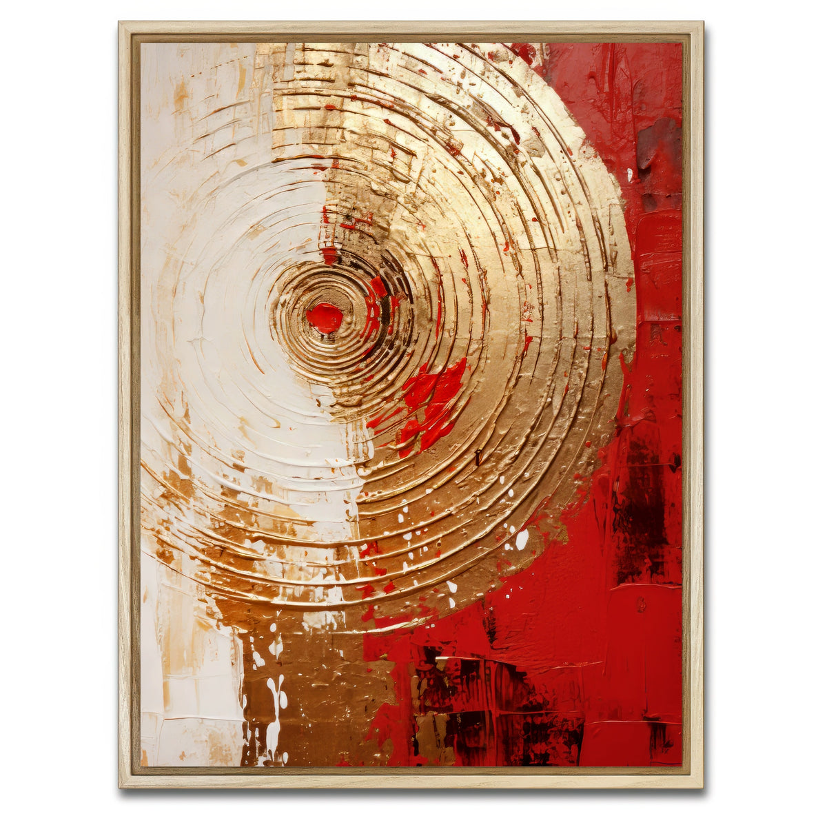 AUTO-MOCKUP WHITE | ABSTRACT ART Anticipation | 1 Piece | Natural Framed Canvas | group=3x4