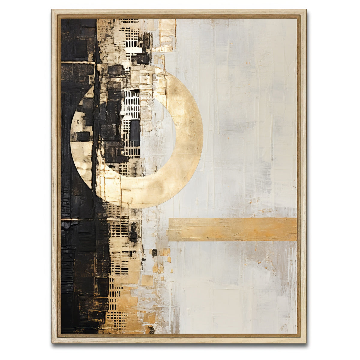 AUTO-MOCKUP WHITE | ABSTRACT ART Balance | 1 Piece | Natural Framed Canvas | group=3x4