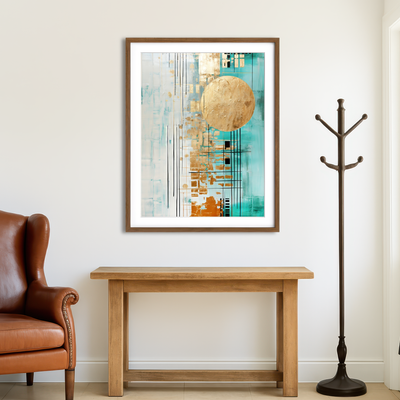 AUTO-MOCKUP ROOM | ABSTRACT ART Bright Day Wall Art