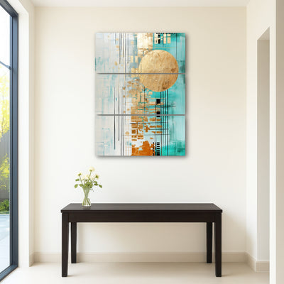 AUTO-MOCKUP ROOM | ABSTRACT ART Bright day