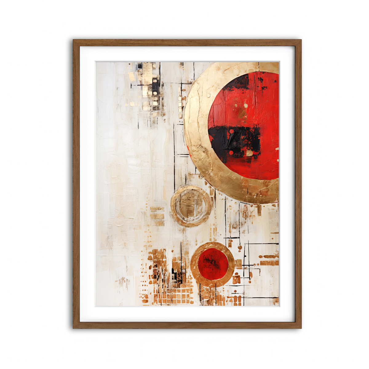 Framed Print 3x4 Walnut