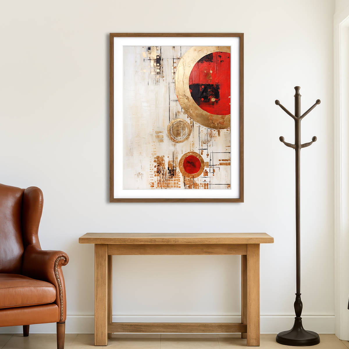 AUTO-MOCKUP ROOM | ABSTRACT ART Christmas ornaments Wall Art