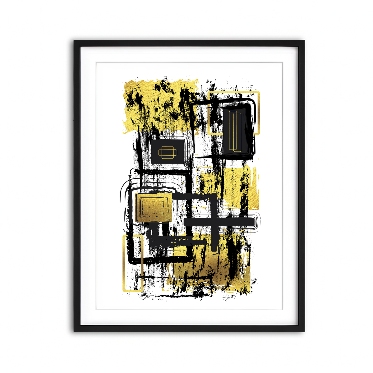 Framed Print 3x4 Black