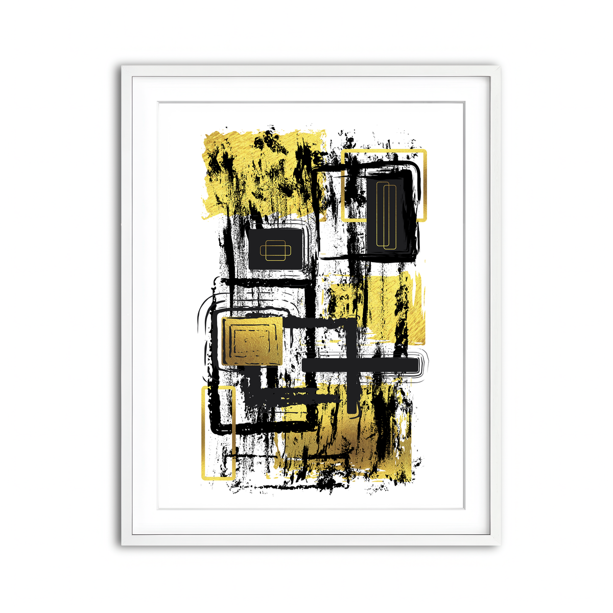 Framed Print 3x4 White