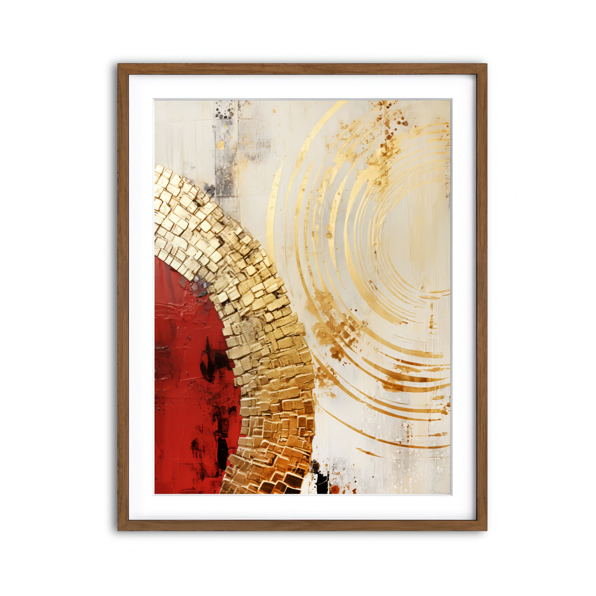 Framed Print 3x4 Walnut