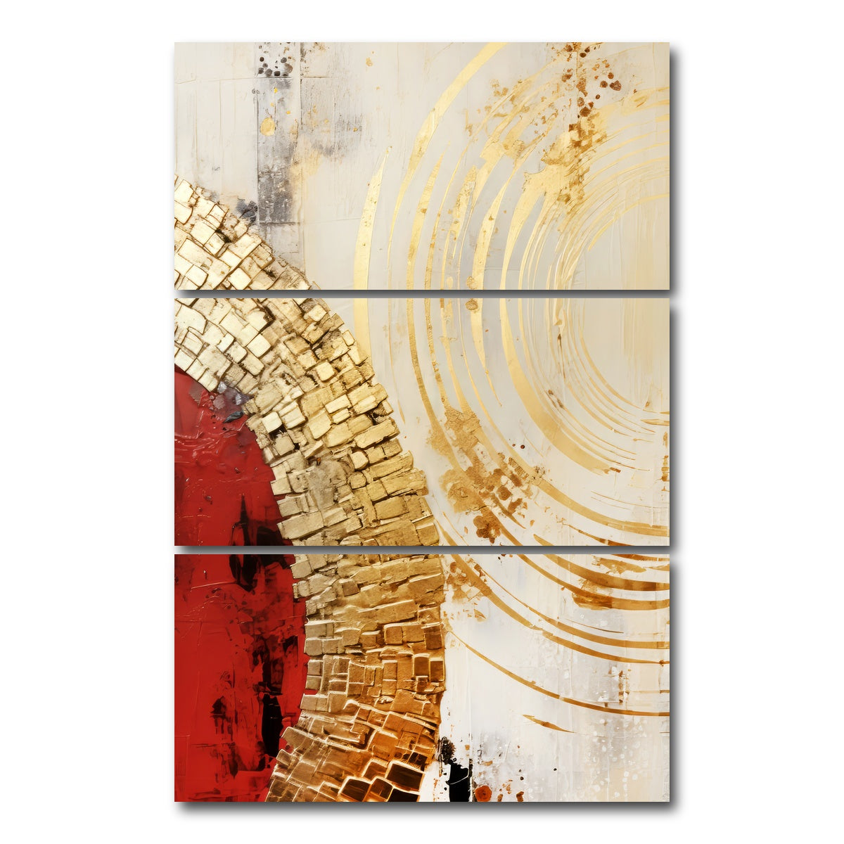 AUTO-MOCKUP WHITE | ABSTRACT ART Contact | 3 Piece | Gallery Wrap Canvas | group=12x24_stacked