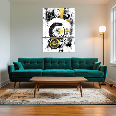 AUTO-MOCKUP ROOM | ABSTRACT ART Dynamic shapes