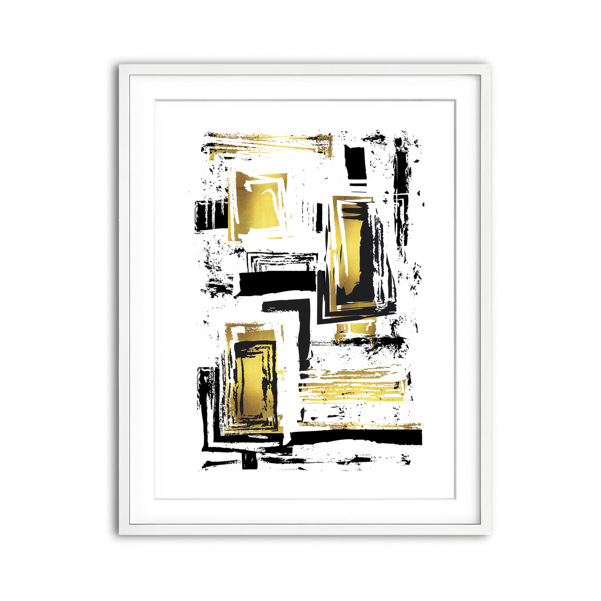 Framed Print 3x4 White