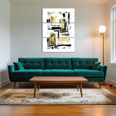 AUTO-MOCKUP ROOM | ABSTRACT ART Edgy Structures