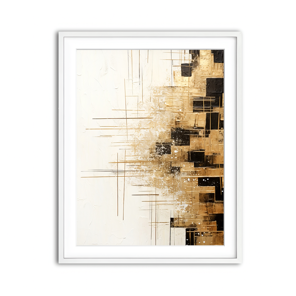 Framed Print 3x4 White