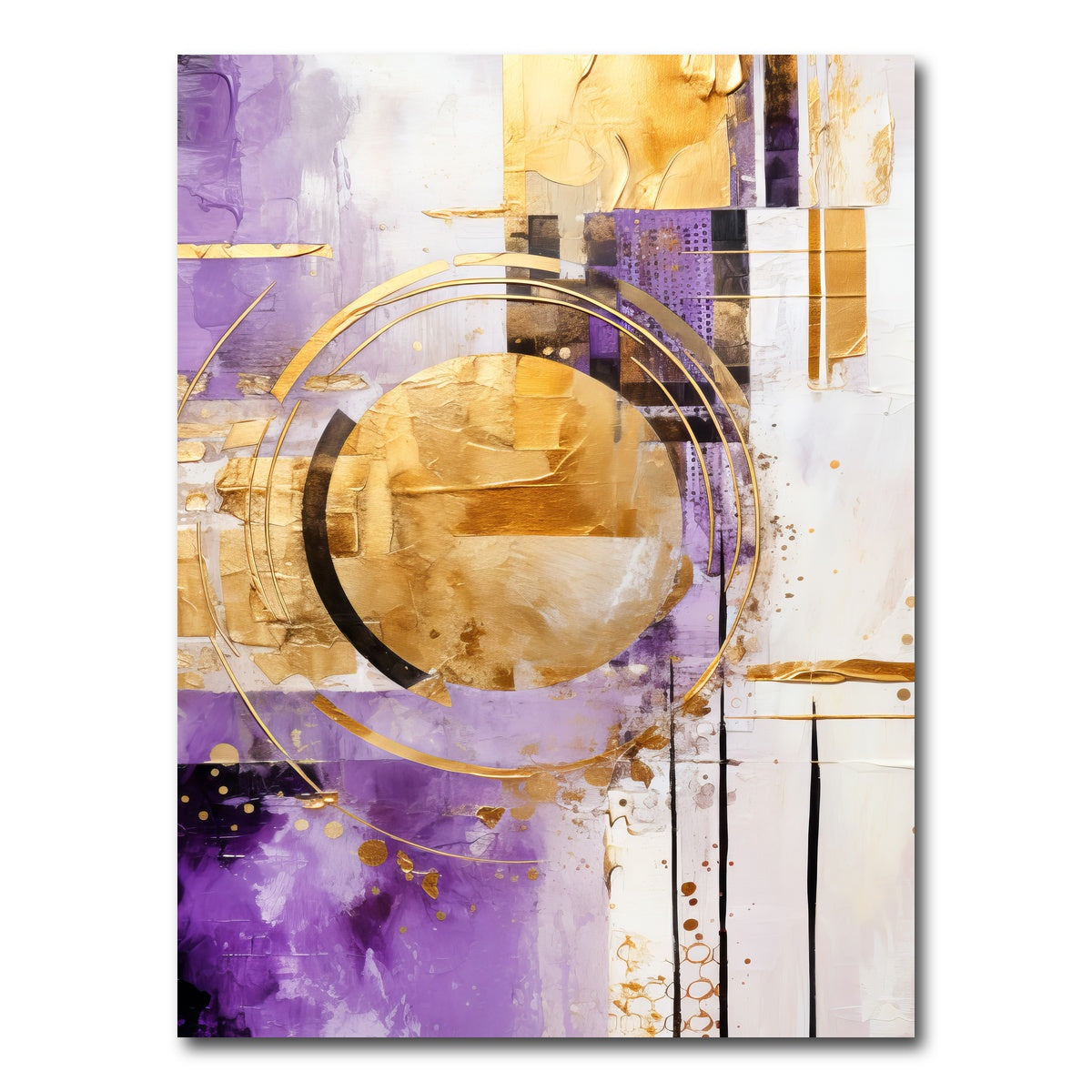 AUTO-MOCKUP WHITE | ABSTRACT ART Happiness | 1 Piece | Gallery Wrap Canvas | group=3x4
