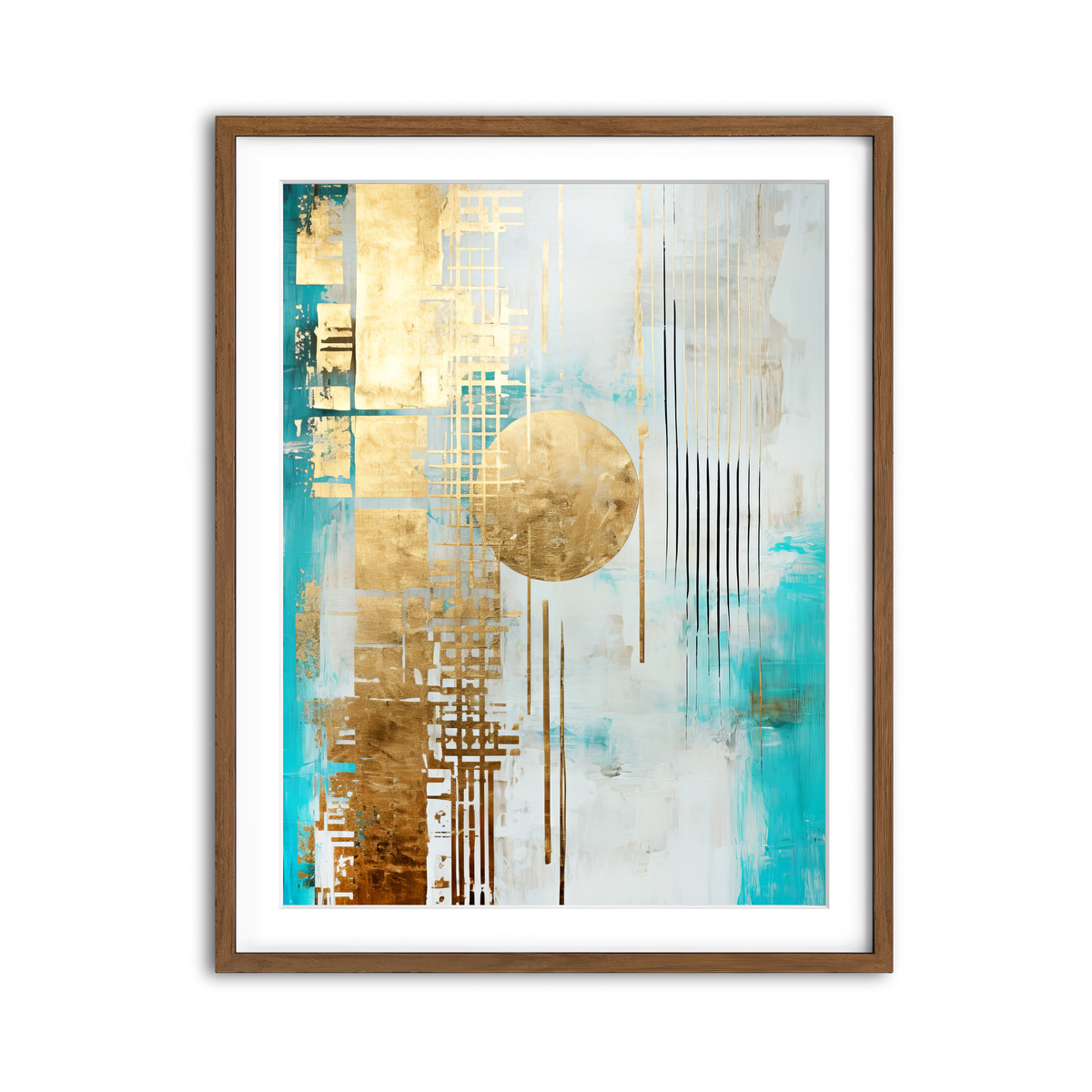 Framed Print 3x4 Walnut