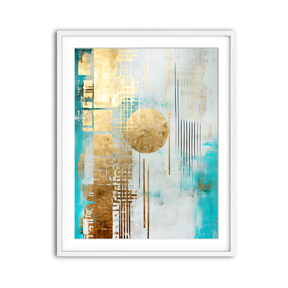 Framed Print 3x4 White