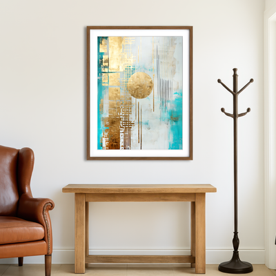 AUTO-MOCKUP ROOM | ABSTRACT ART Heaven's Gate Wall Art