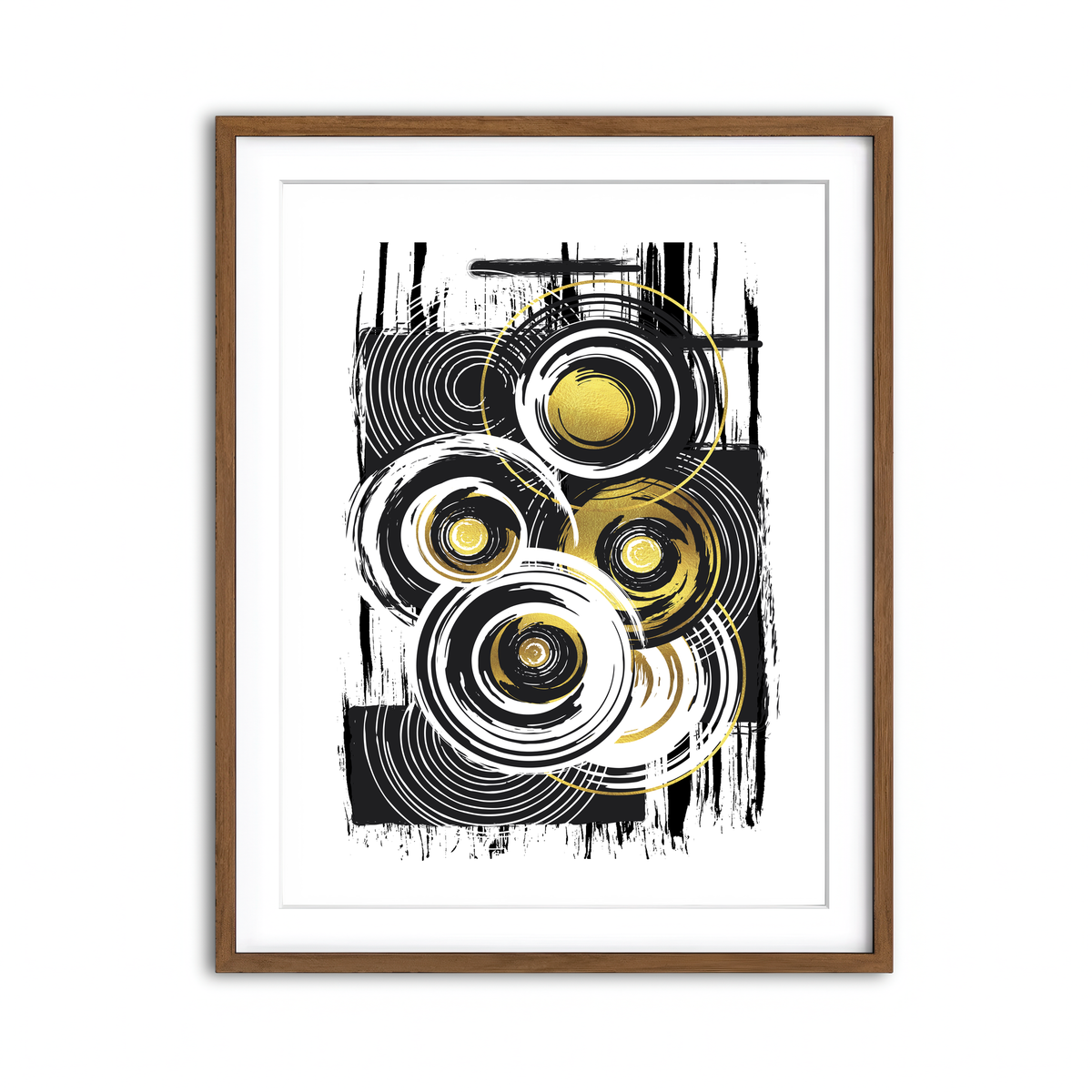 Framed Print 3x4 Walnut