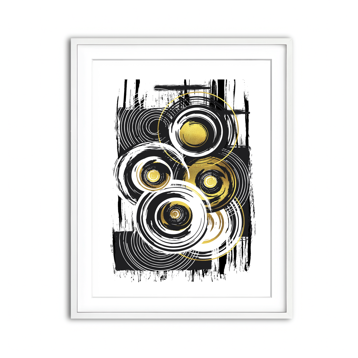 Framed Print 3x4 White