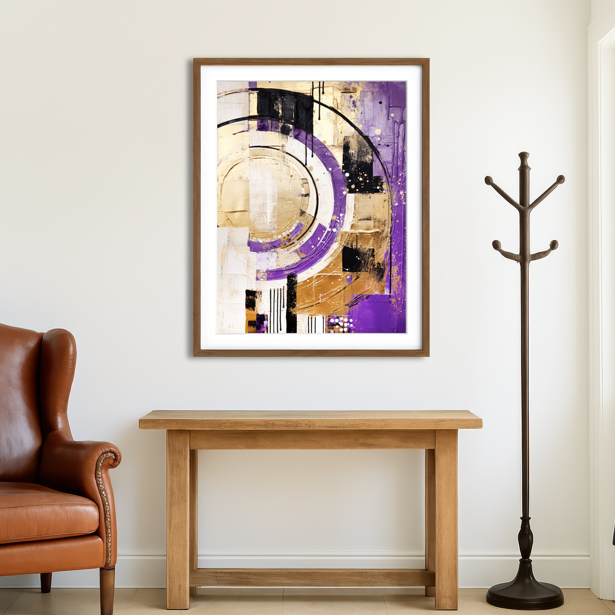 AUTO-MOCKUP ROOM | ABSTRACT ART Joy Wall Art