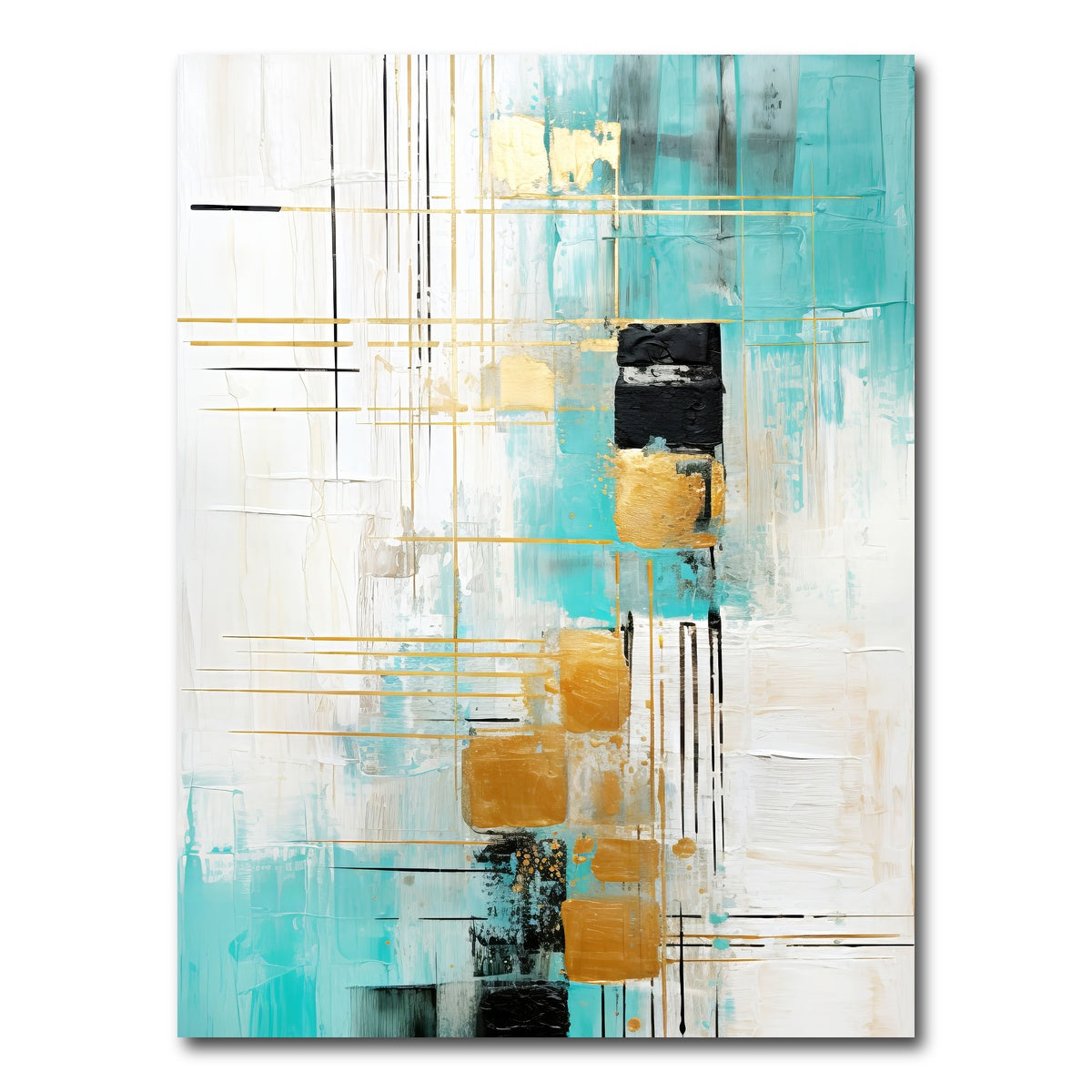 AUTO-MOCKUP WHITE | ABSTRACT ART Life Decisions | 1 Piece | Gallery Wrap Canvas | group=3x4