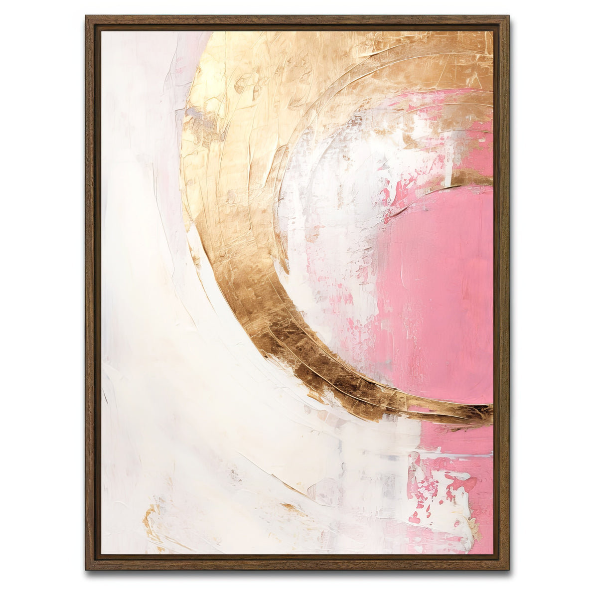 AUTO-MOCKUP WHITE | ABSTRACT ART Lightness of being | 1 Piece | Walnut Framed Canvas | group=3x4