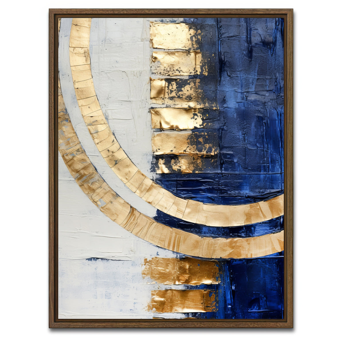 AUTO-MOCKUP WHITE | ABSTRACT ART New Day | 1 Piece | Walnut Framed Canvas | group=3x4