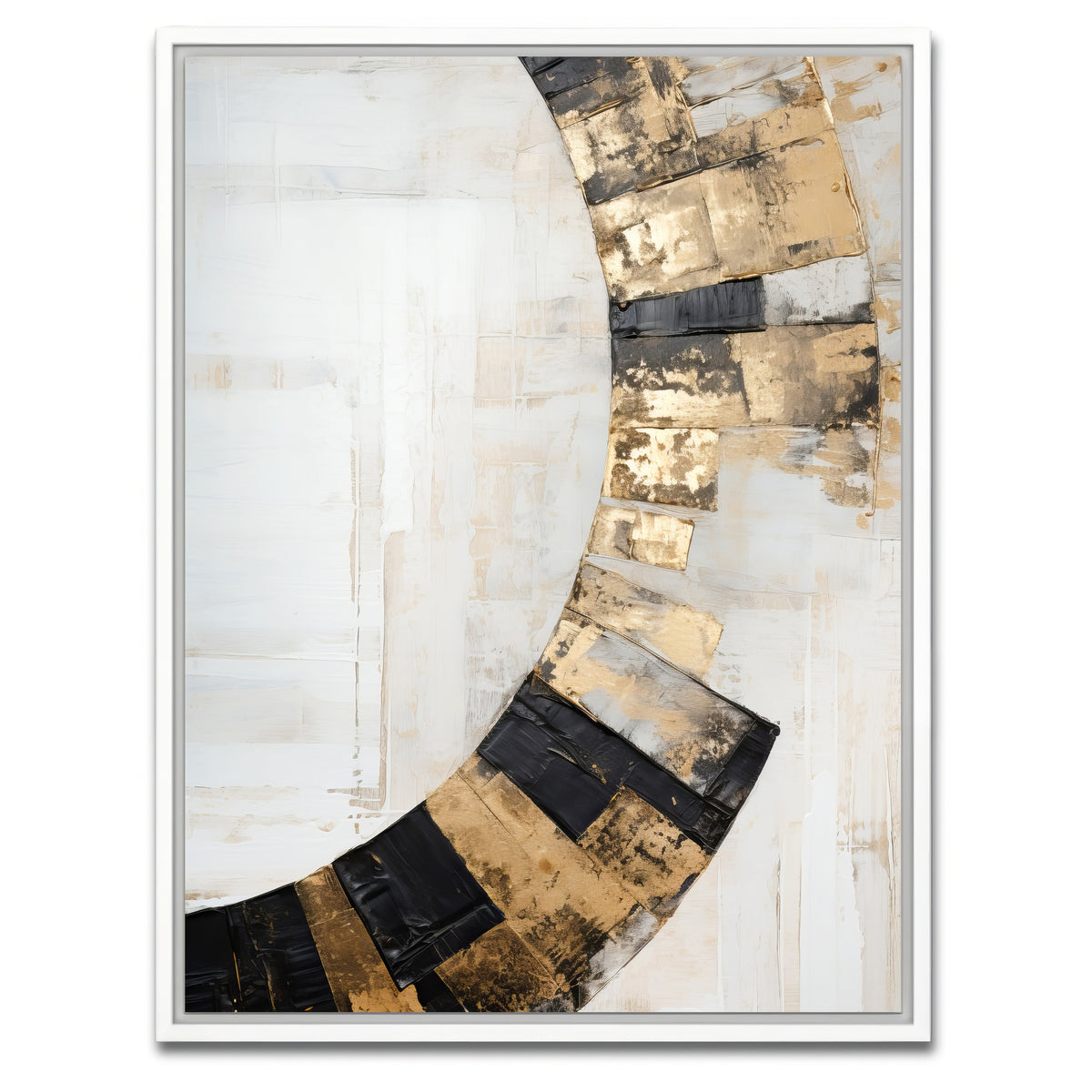 AUTO-MOCKUP WHITE | ABSTRACT ART Passage of time | 1 Piece | White Framed Canvas | group=3x4