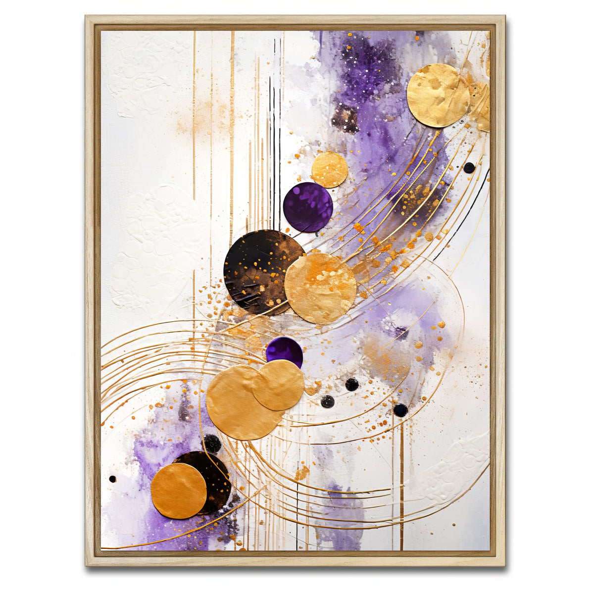 AUTO-MOCKUP WHITE | ABSTRACT ART Pleasure | 1 Piece | Natural Framed Canvas | group=3x4