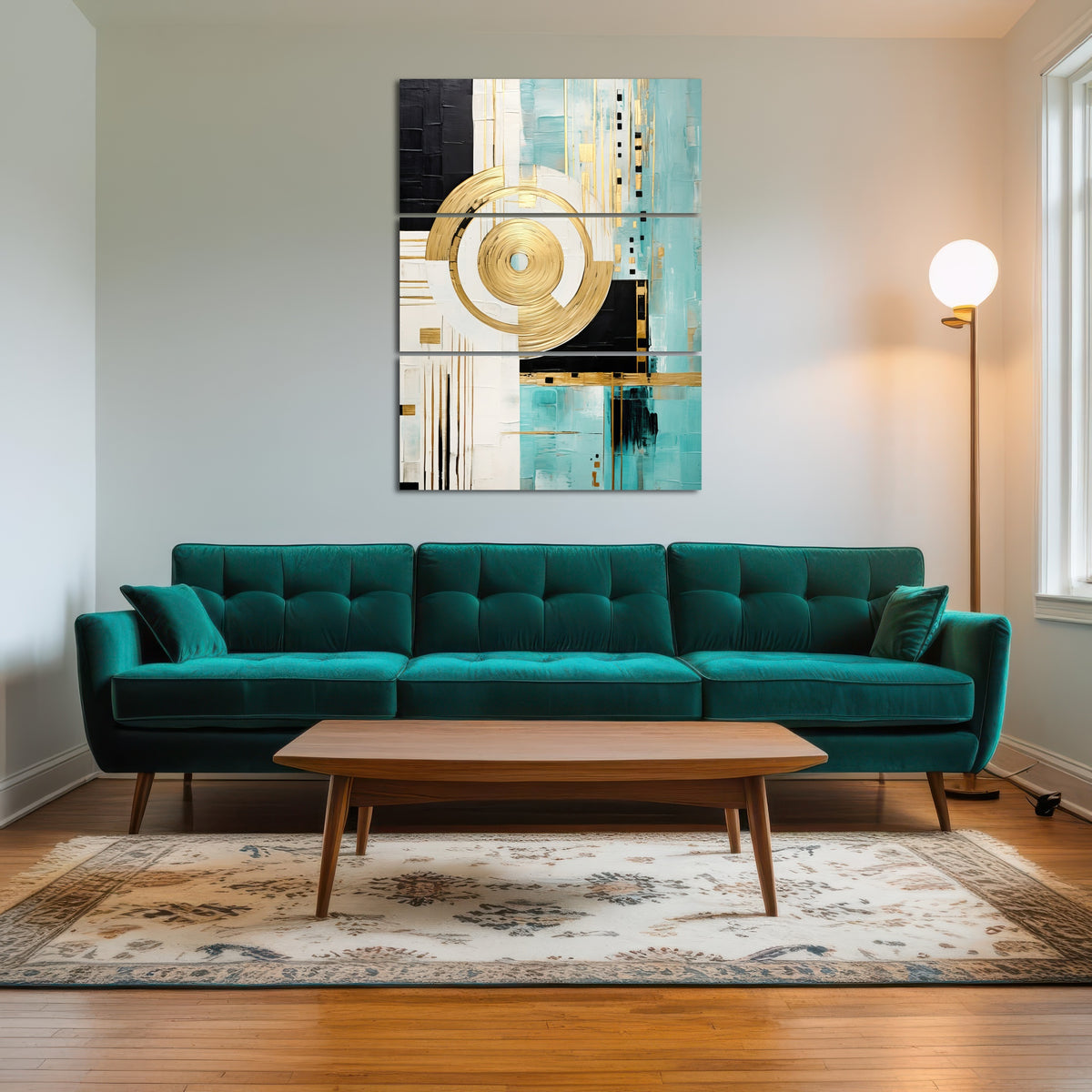 AUTO-MOCKUP ROOM | ABSTRACT ART Powerful Movement