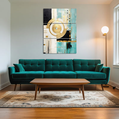 AUTO-MOCKUP ROOM | ABSTRACT ART Powerful Movement