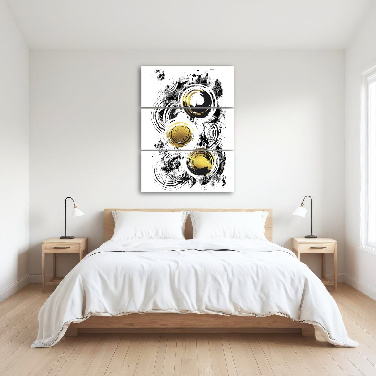 AUTO-MOCKUP ROOM | ABSTRACT ART Raving Circles