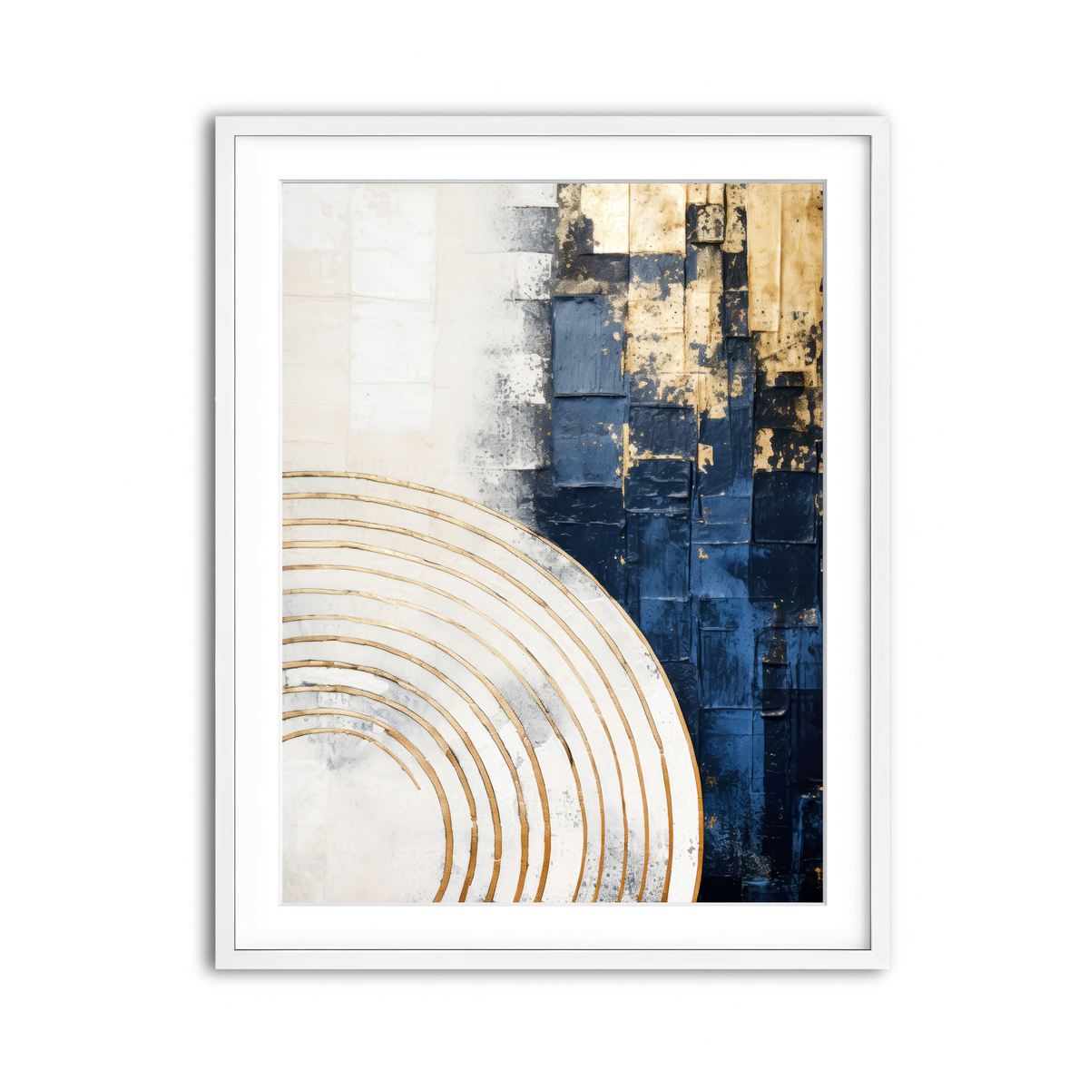 Framed Print 3x4 White