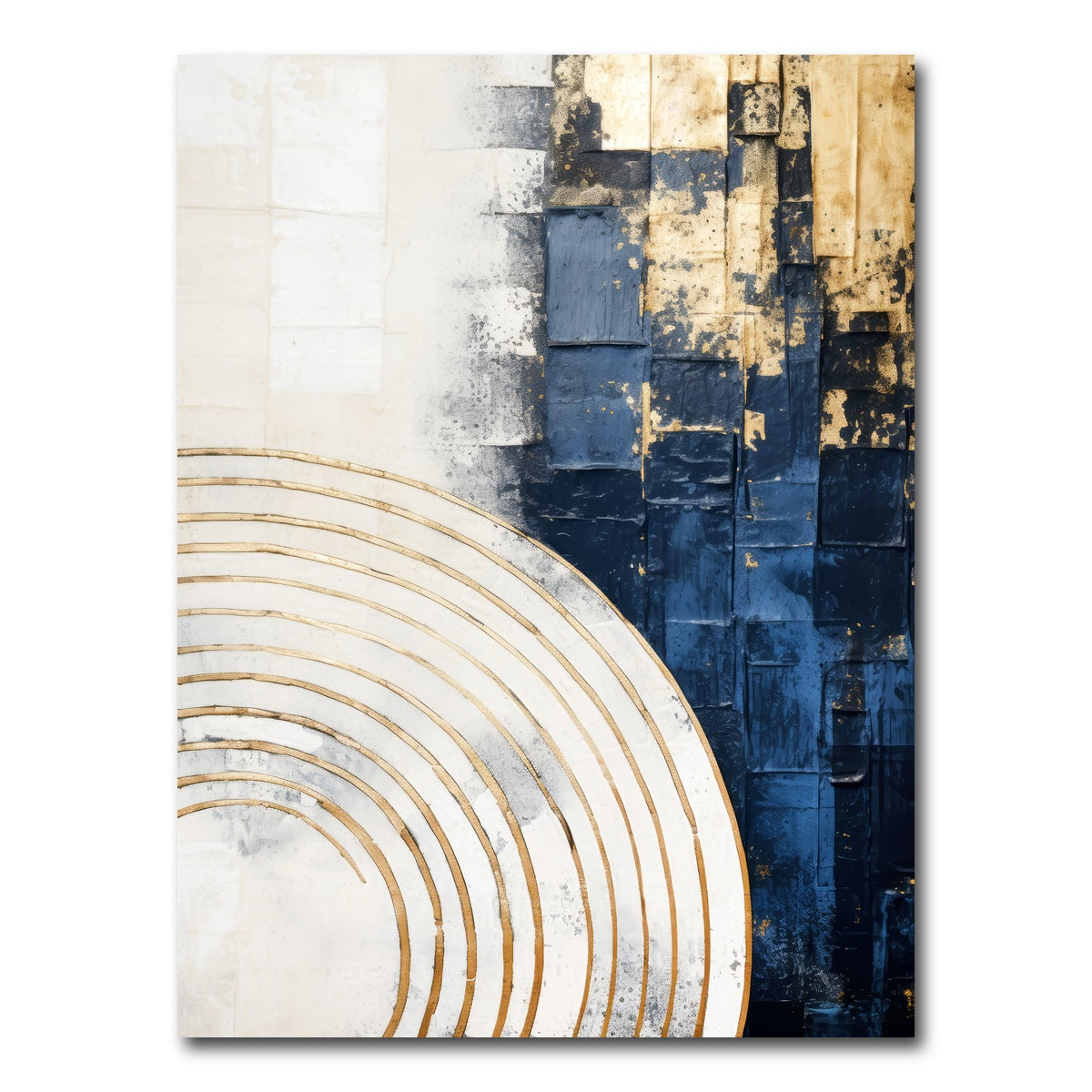 AUTO-MOCKUP WHITE | ABSTRACT ART Solar Power | 1 Piece | Gallery Wrap Canvas | group=3x4