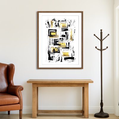 AUTO-MOCKUP ROOM | ABSTRACT ART Squaremania Wall Art