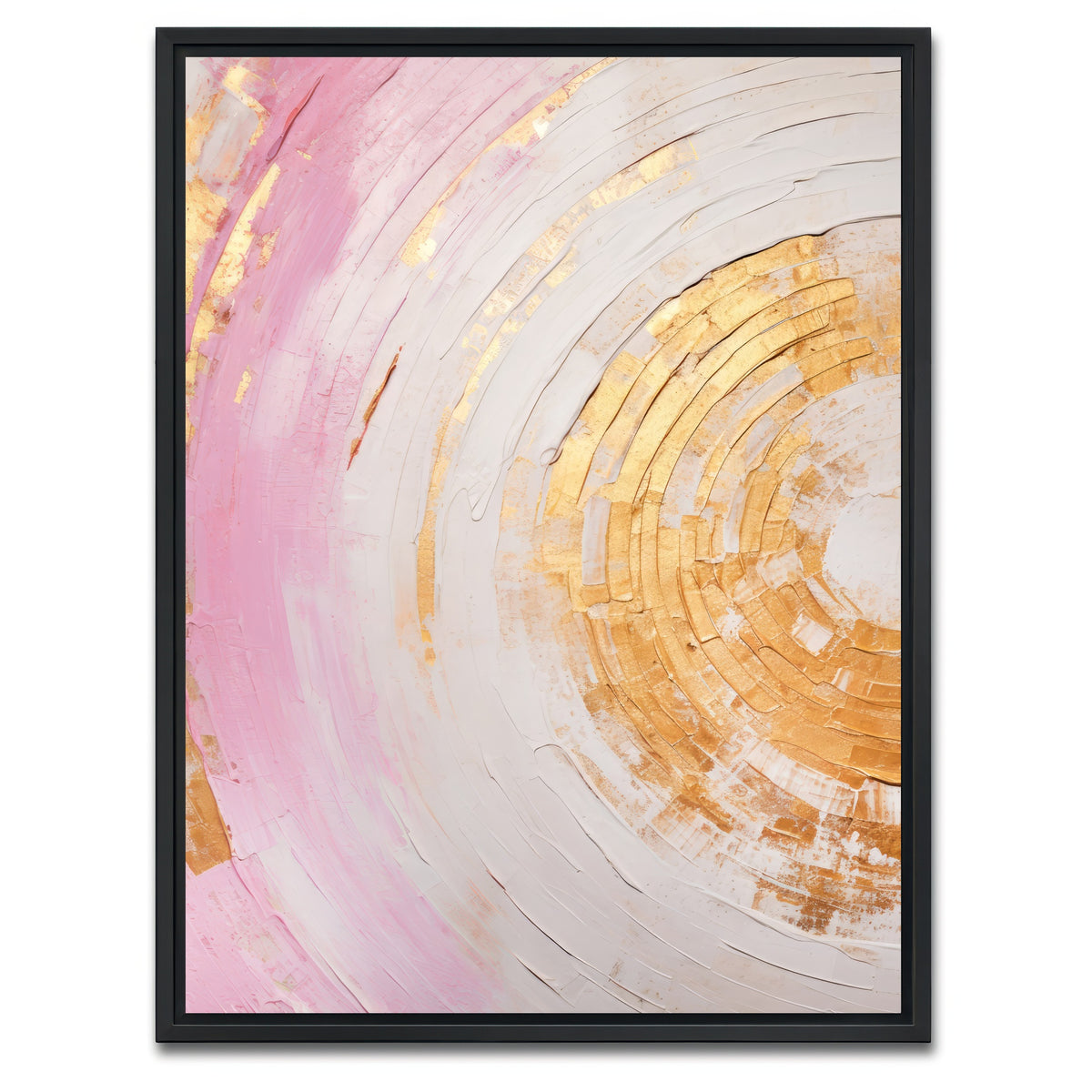 AUTO-MOCKUP WHITE | ABSTRACT ART Structures of time | 1 Piece | Black Framed Canvas | group=3x4