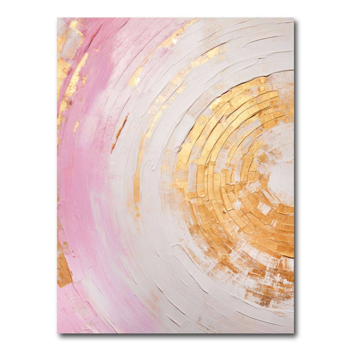 AUTO-MOCKUP WHITE | ABSTRACT ART Structures of time | 1 Piece | Gallery Wrap Canvas | group=3x4