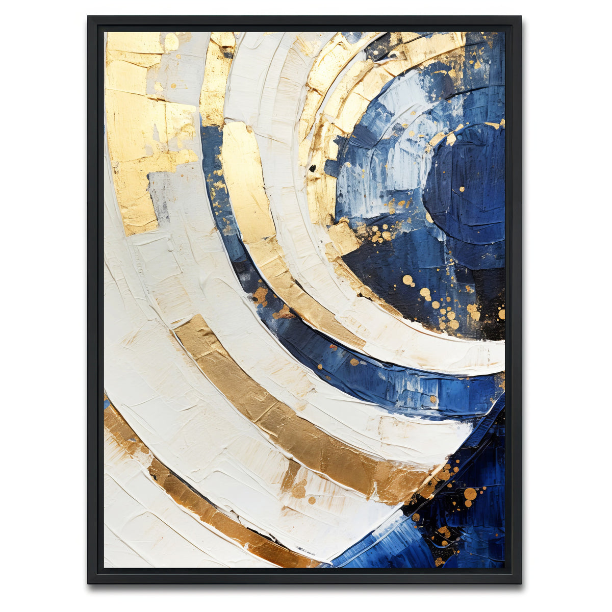 AUTO-MOCKUP WHITE | ABSTRACT ART Sunlight | 1 Piece | Black Framed Canvas | group=3x4