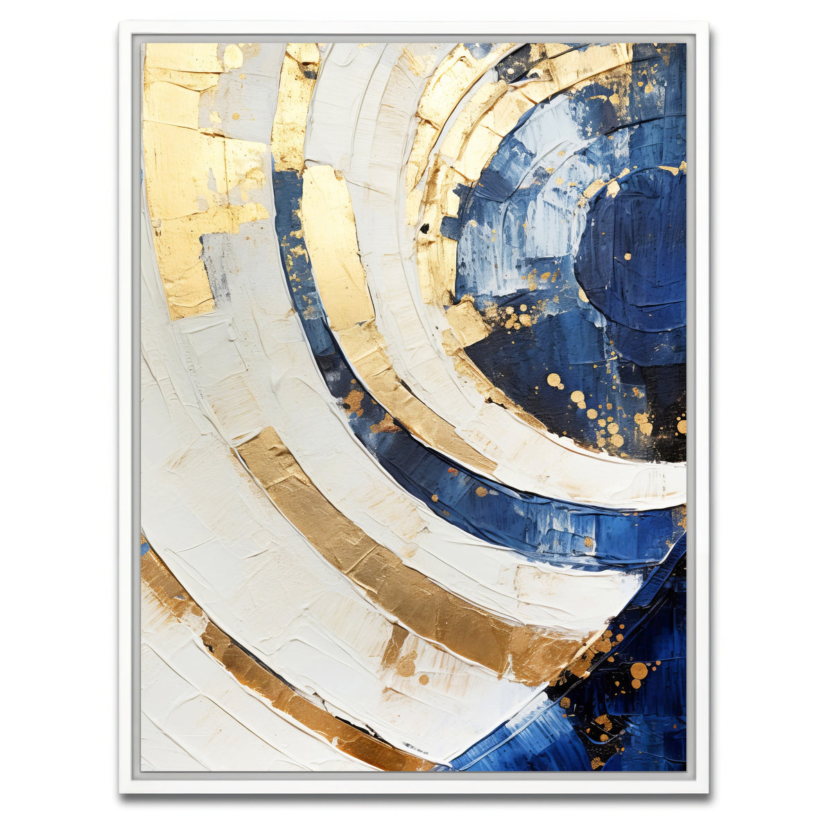 AUTO-MOCKUP WHITE | ABSTRACT ART Sunlight | 1 Piece | White Framed Canvas | group=3x4
