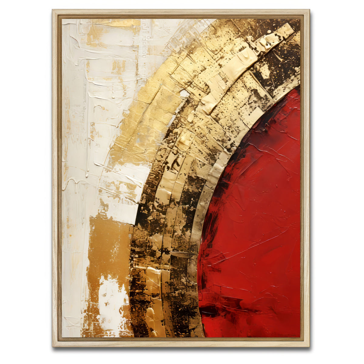 AUTO-MOCKUP WHITE | ABSTRACT ART Surprise | 1 Piece | Natural Framed Canvas | group=3x4