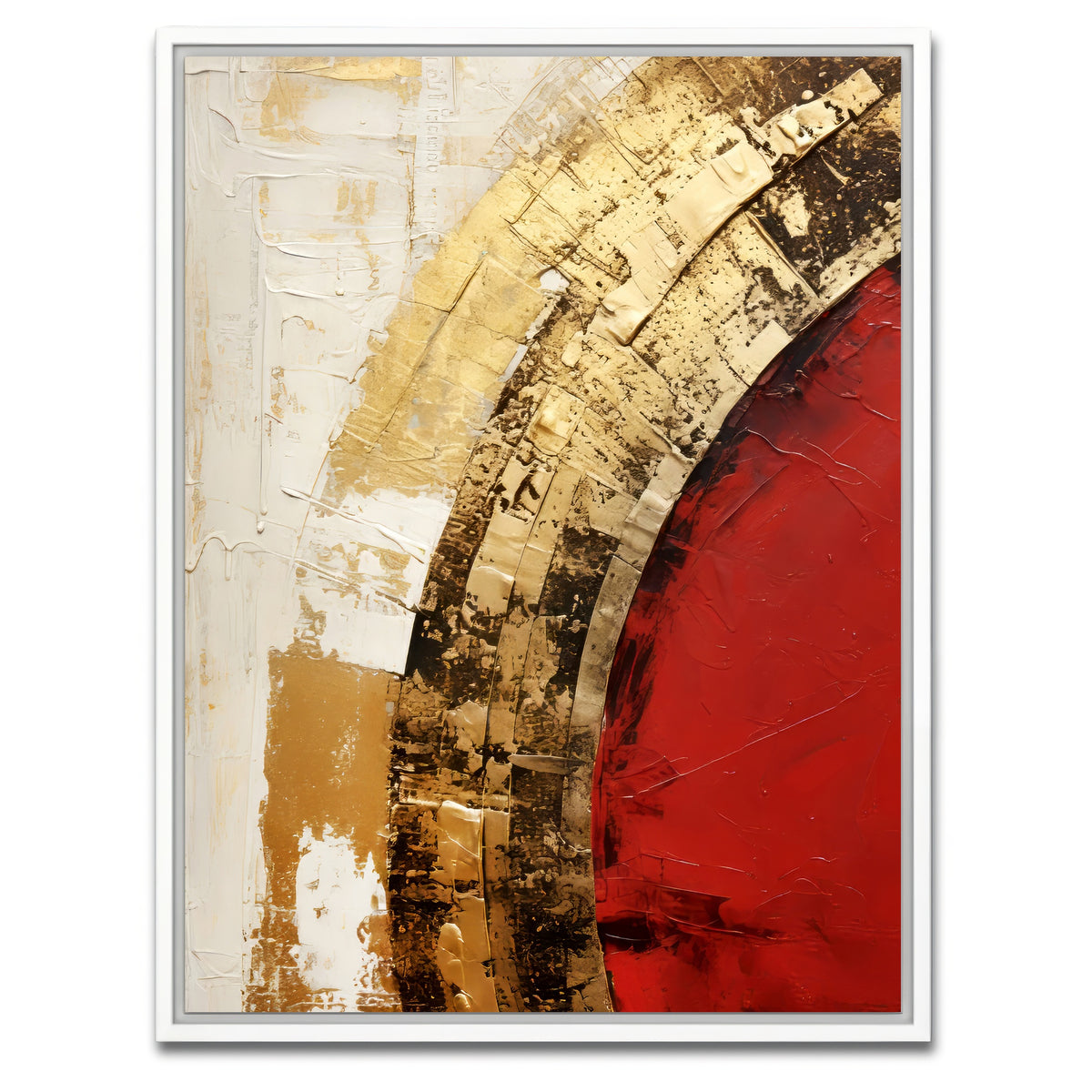 AUTO-MOCKUP WHITE | ABSTRACT ART Surprise | 1 Piece | White Framed Canvas | group=3x4