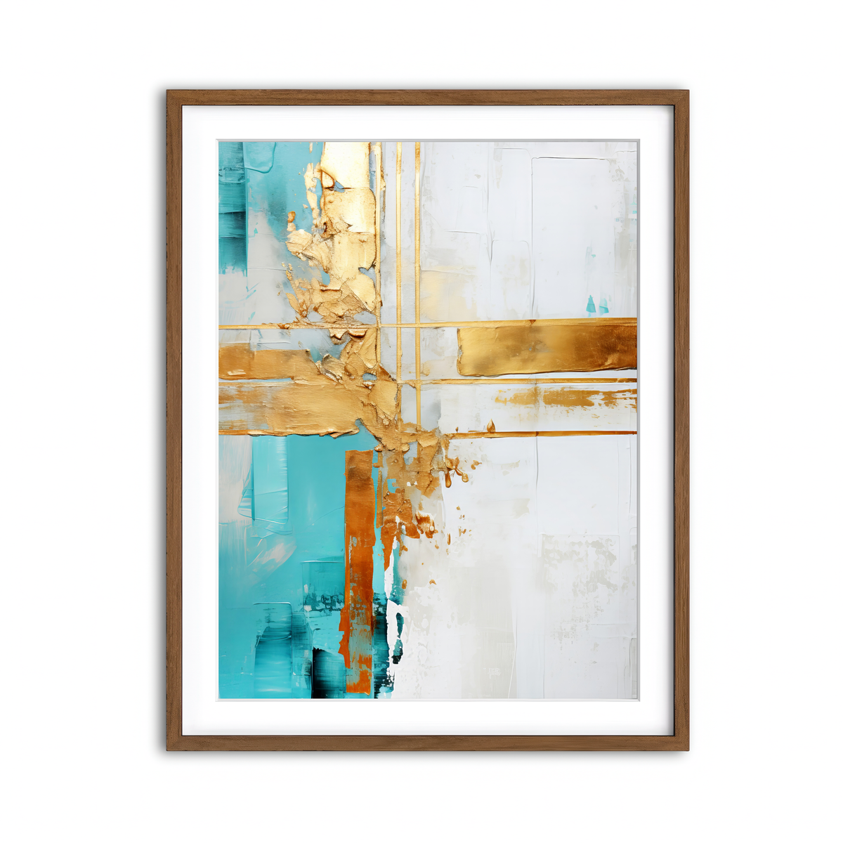 Framed Print 3x4 Walnut