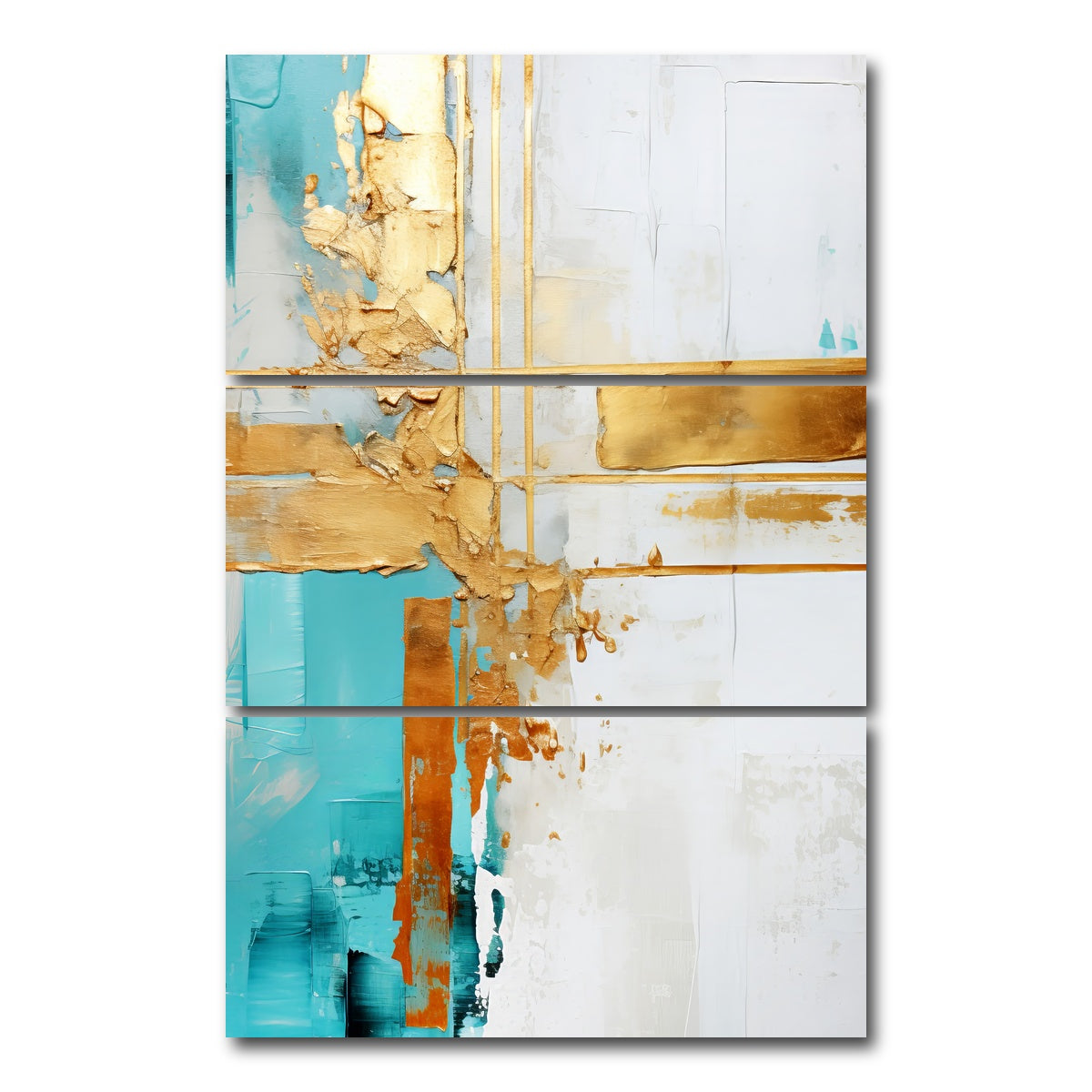 AUTO-MOCKUP WHITE | ABSTRACT ART Target | 3 Piece | Gallery Wrap Canvas | group=12x24_stacked