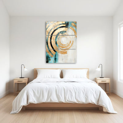 AUTO-MOCKUP ROOM | ABSTRACT ART Vibrant Sun