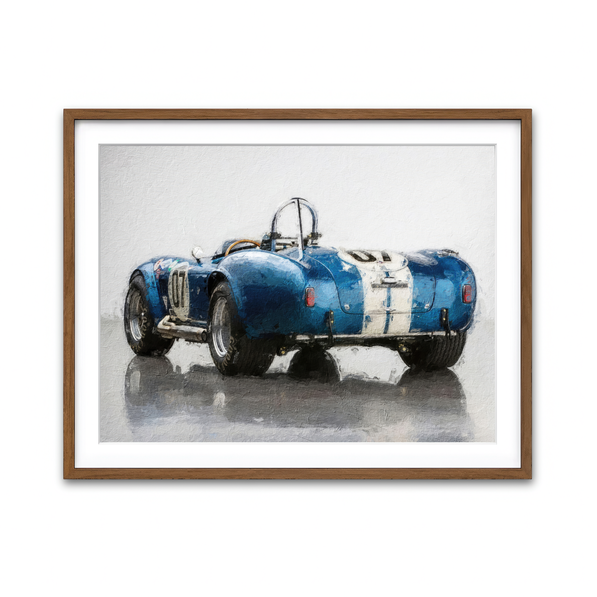 Framed Print 4x3 Walnut