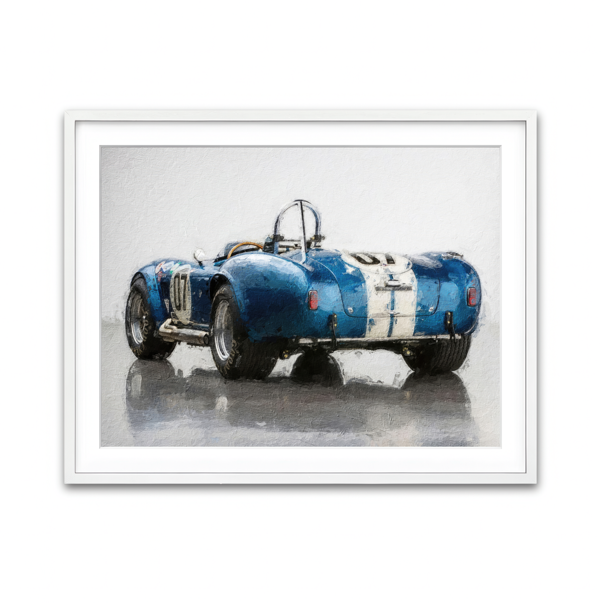 Framed Print 4x3 White